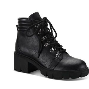 Sun + Stone Ruthee Lug Sole Booties Boots size 5.5